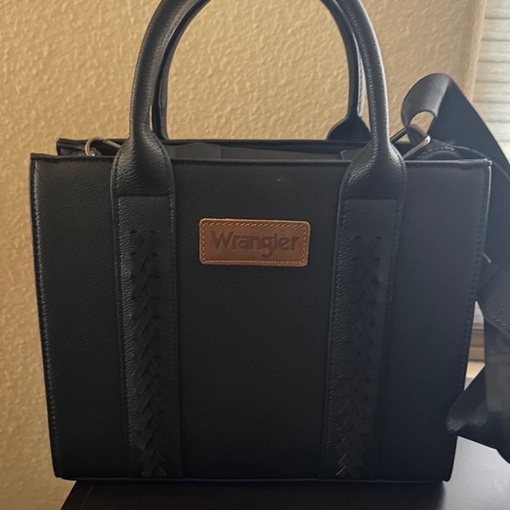 Wrangler Black Satchel Bag